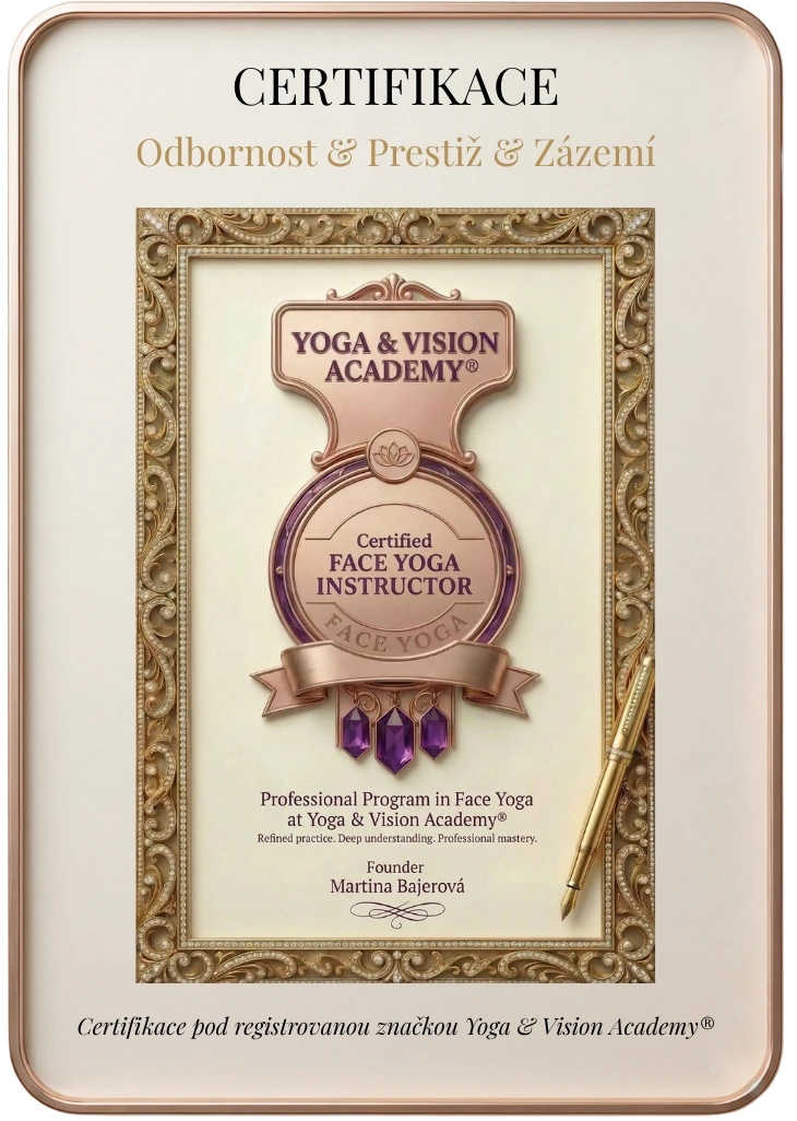 Metodika a certifikace face yogy v Yoga & Vision Academy®