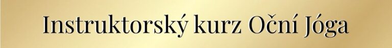 Tlačítko s odkazem na detailní informace a přihlášku do instruktorského kurzu Oční Jóga Martiny Bajerové.